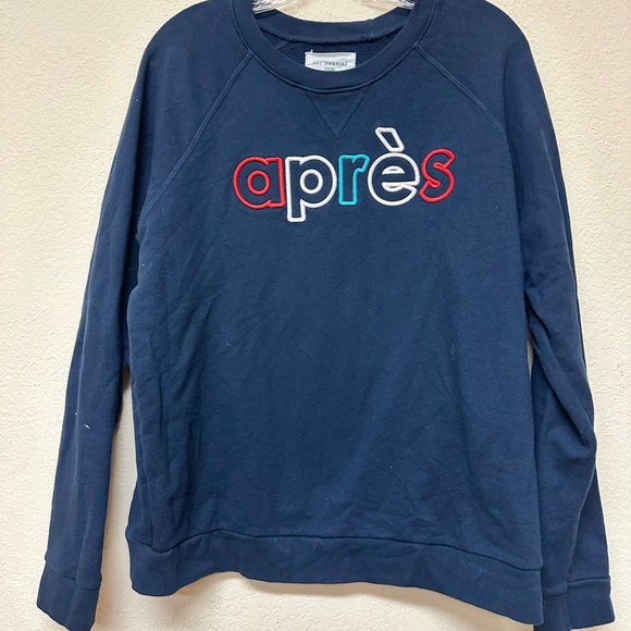 Anthropologie Sol Angeles womans Apres Pullover Sweatshirt size L - Picture 2 of 4